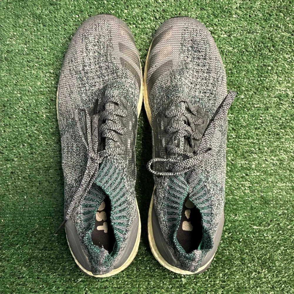 Adidas Ultra Boost Uncaged Primeknit Breathable Running Sneaker Grey Mens Sz 12